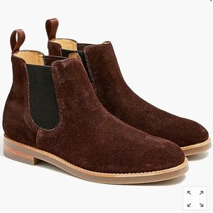 J Crew Factory Suede Chelsea Boot- Brand New - Men’s size 9
